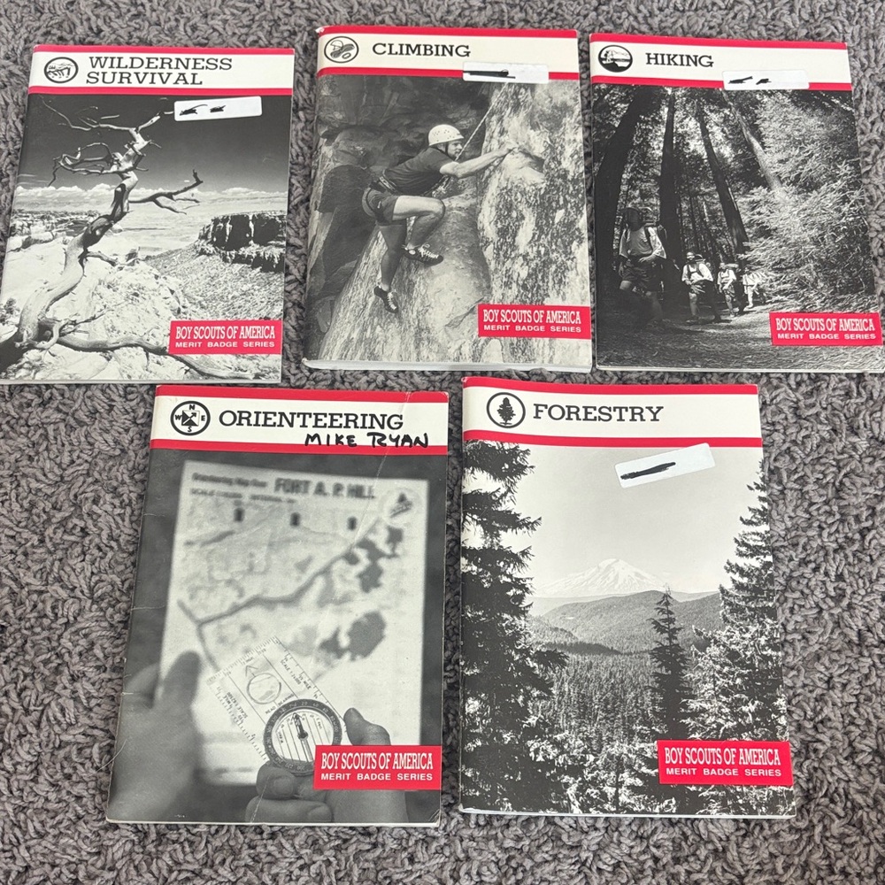 Boy Scouts of America Merit Badge Booklets -  (Set of 5)